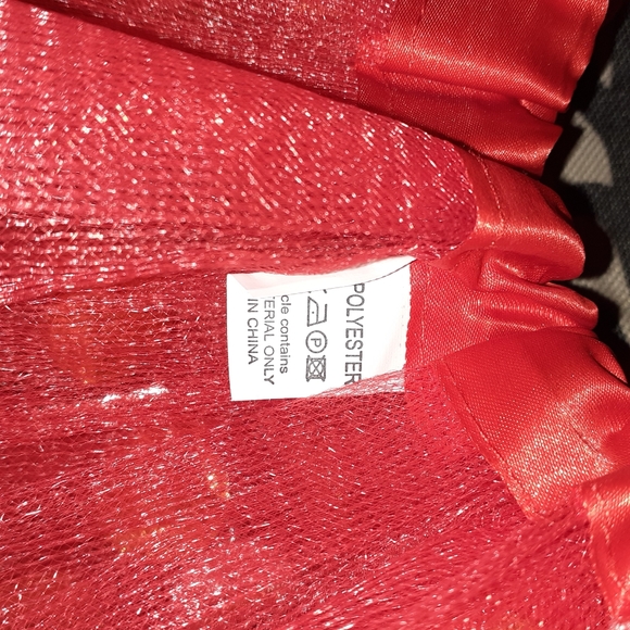 3/$15 Red with Gold Polka Dots Baby Tutu - Picture 3 of 3